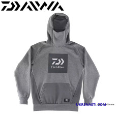 Худи Daiwa D-Vec Snood Hoodie Grey размер M серый